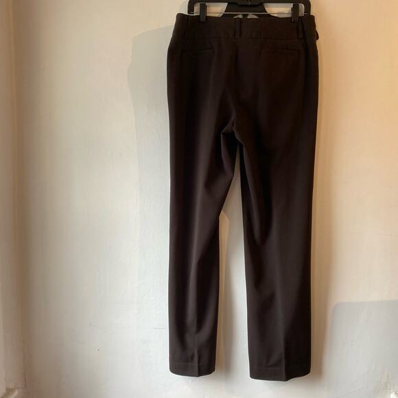 Atelier Luxe Brown Trouser Pants SZ‎ 10 Slacks Dress Pants Career Formal Work - Picture 6 of 10